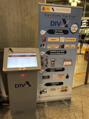 Malaga airport VAT refund